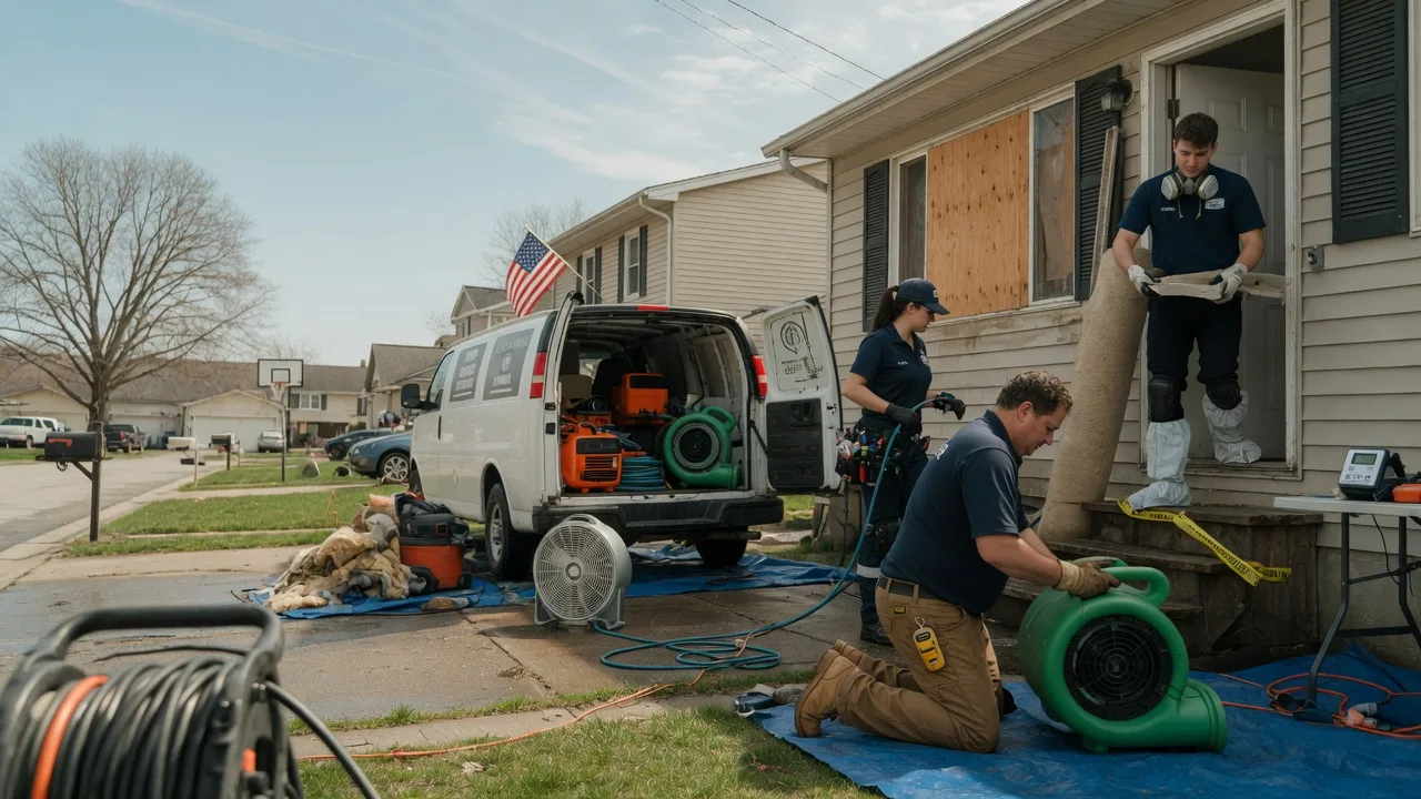 Water Damage Restoration in Wingate, MD near me